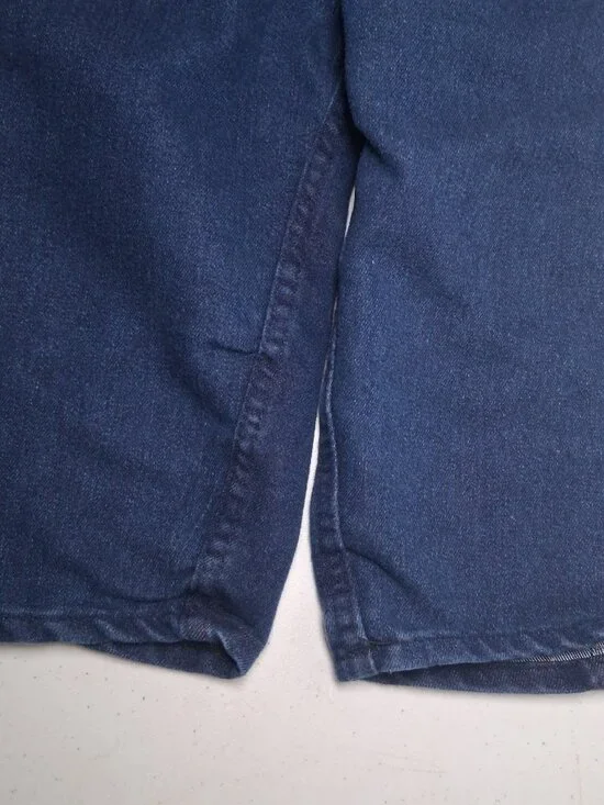 Round House Overalls Youth 4T Dark Wash Blue Denim Bibs Bib Pants USA Made - Picture 13 of 15